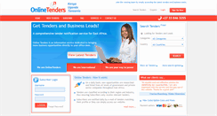 Desktop Screenshot of onlinetenders.co.ke