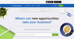 Desktop Screenshot of onlinetenders.co.za